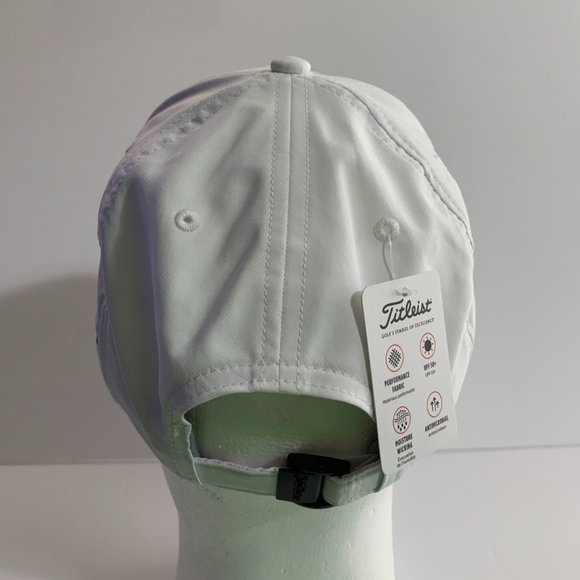 Titleist Hat Tour Performance Golf Cap Adjustable Clasp Closure NHSGA FJ Footjoy - Picture 4 of 10